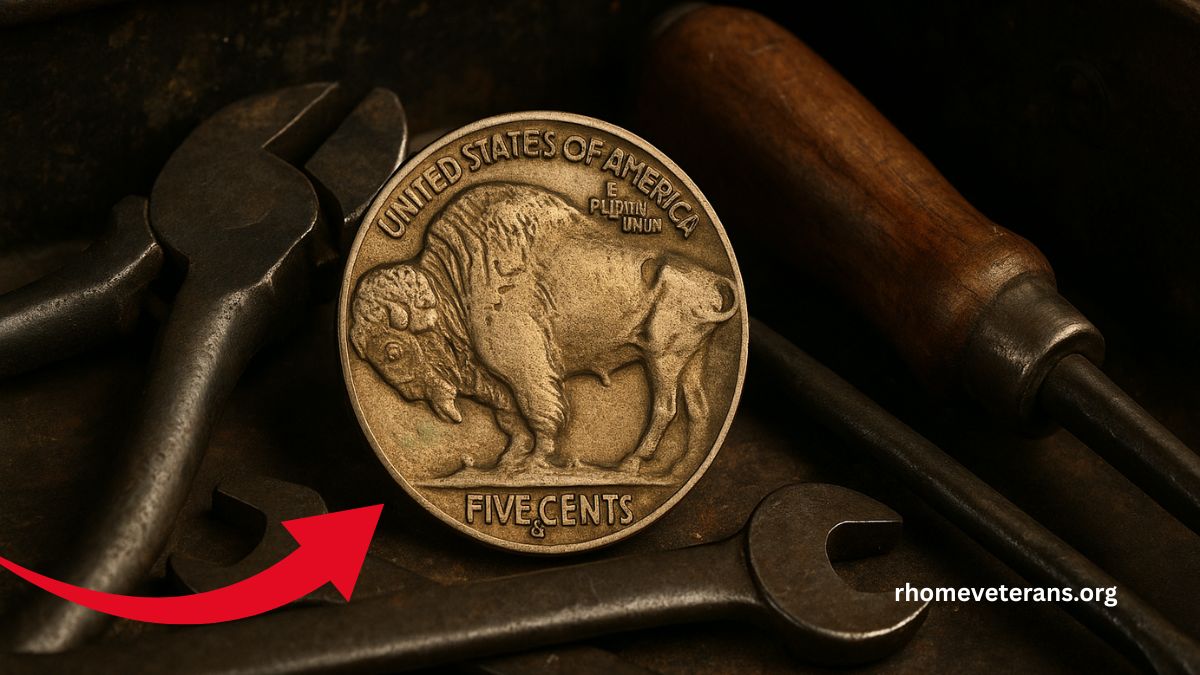 Toolbox Treasure- Rare 1937-D 3-Legged Buffalo Nickel Sells For $16,800